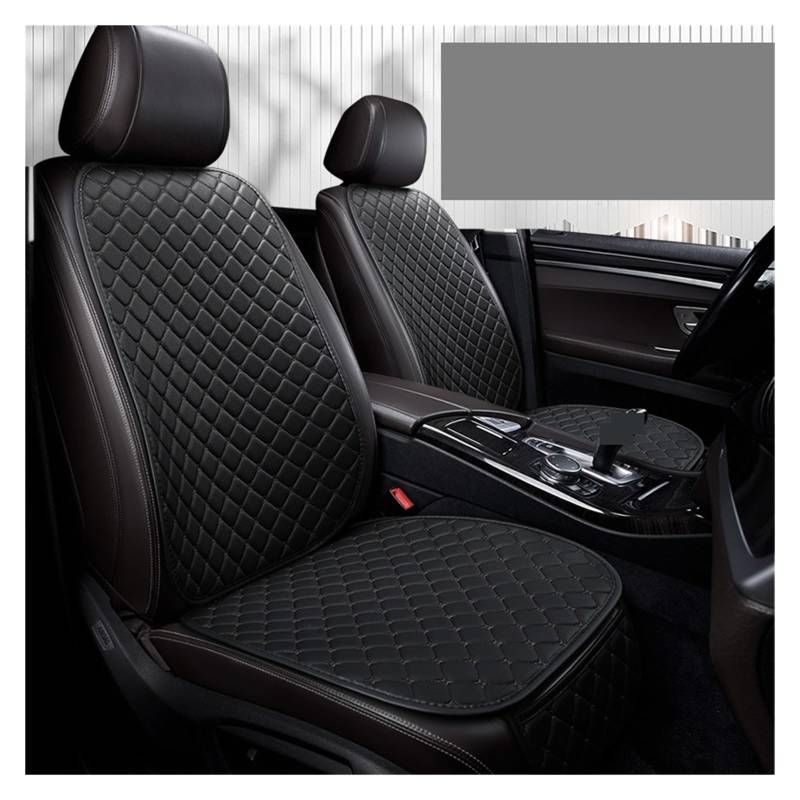 Autositzbezug Autositzbezug Kissen Zubehör Innenraum Sitzschutz Für Peugeot 208 Van-Sitzbezüge(Black 2 Seat) von XuYingBhd