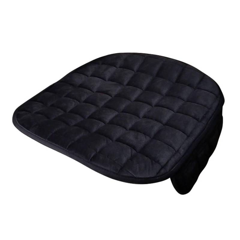 Autositzbezug Autositzbezug Winter Warmes Sitzkissen Anti-Rutsch-Universal-Vorderstuhlsitz Atmungsaktives Pad Autositzschutz Van-Sitzbezüge(Black Front 1 pc) von XuYingBhd