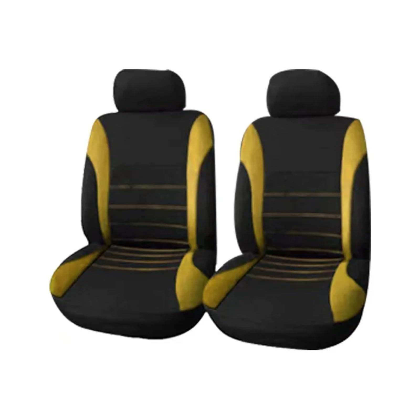 Autositzbezug Für Toyota Für Prius Für Previa Für Reiz Für Sienna Für Tundra Für Vios Für Fortuner Für Kluger Für Tacoma Für Supra Autositzbezüge Van-Sitzbezüge(2seat-Yellow) von XuYingBhd