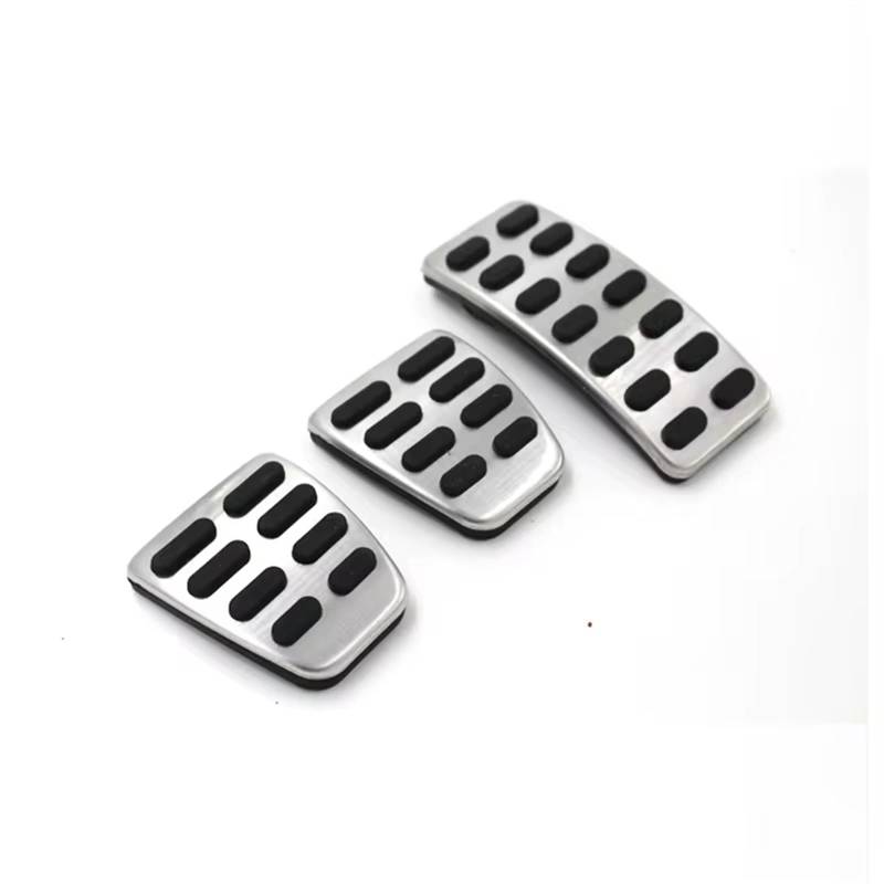 Bremspedalbelag Auto-Styling Bremsbeschleuniger Kupplung Edelstahl-Pedalauflage Abdeckung Autozubehör Für Hyundai Für Accent Für Brio Für Verna Für Solaris Car Pedals Cover Passend(MT) von XuYingBhd