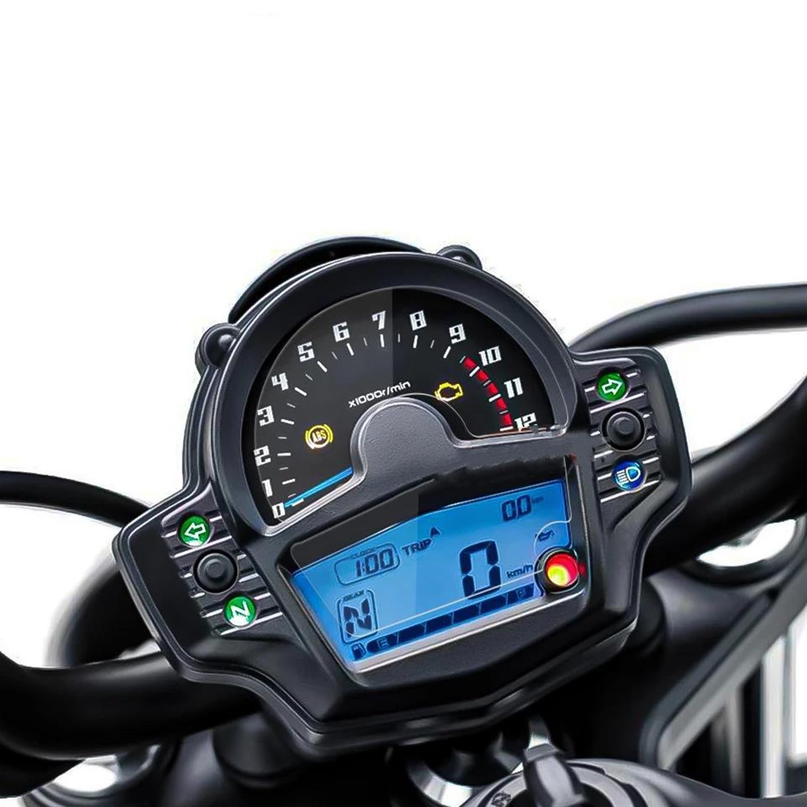 Für Kawasaki Für Vulcan S 650 Für Cafe Für VN650 2023 + Scratch Cluster Screen Dashboard Schutz Instrument Film Tachoschutz von XuYingBhd