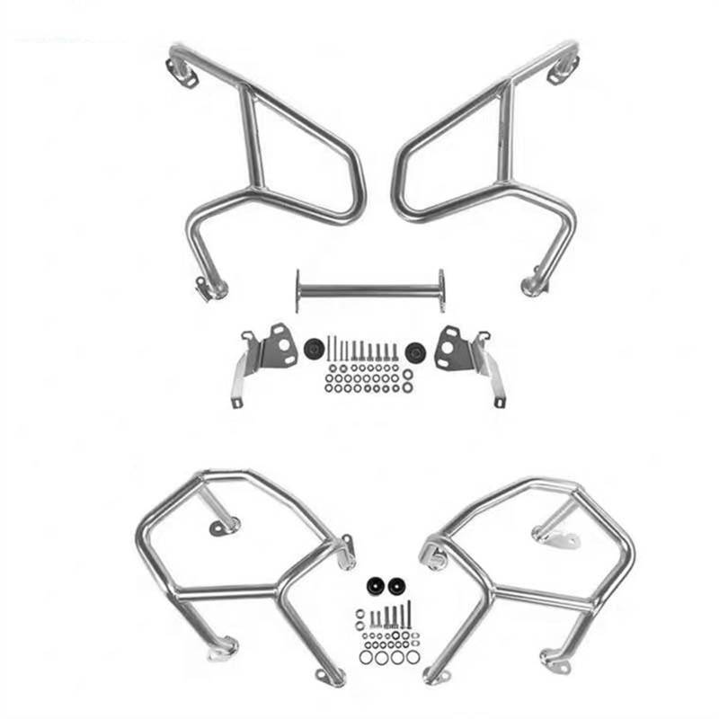 Motorrad Autobahn Sturzbügel Für R1250GS Für R1250HP Kraftstofftankschutz Motorschutz Oberer Und Unterer Stoßfänger Autobahn Autobahn Sturzbügel Motorrad Motorschutzbügel(A B) von XuYingBhd