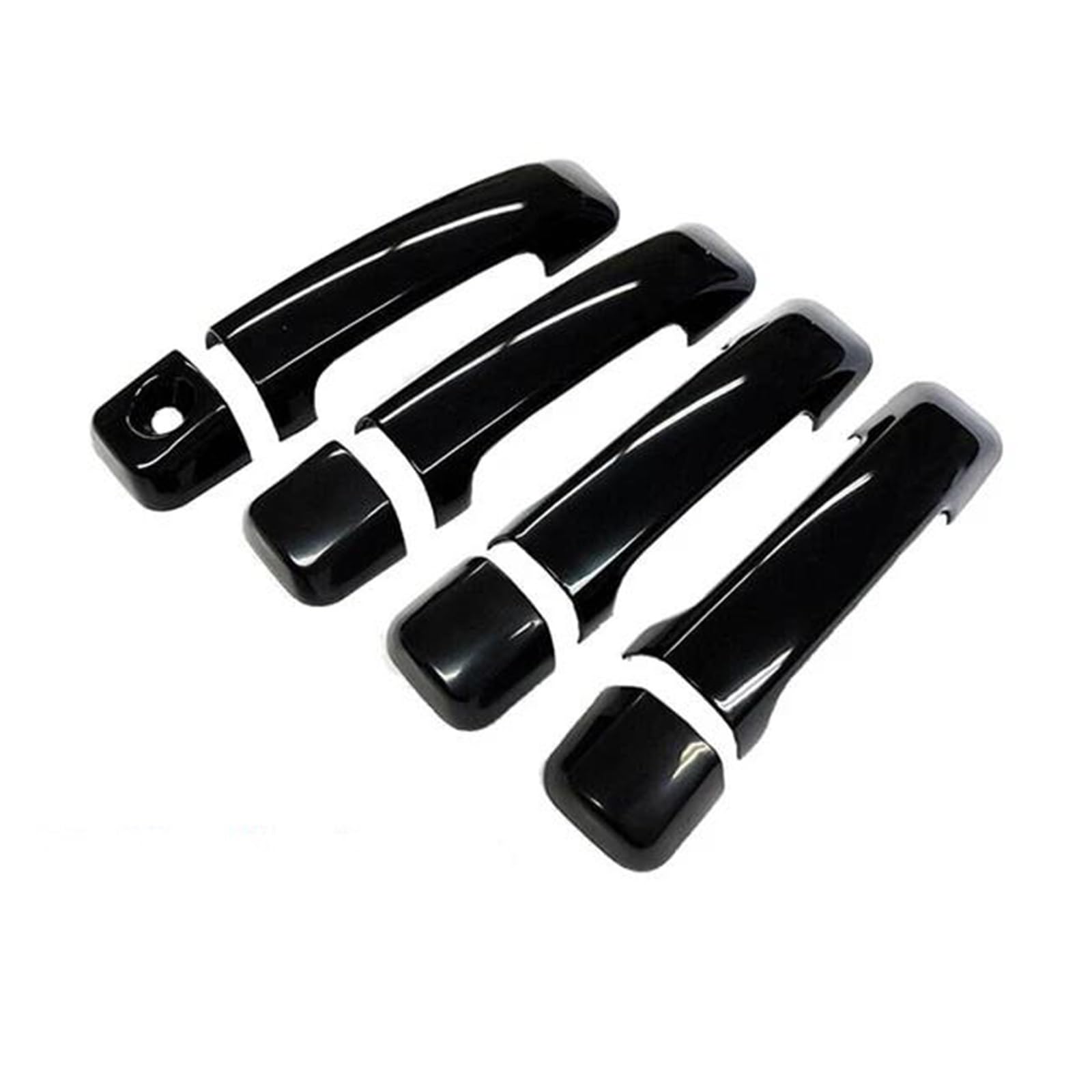 Türgriff Für Toyota Für Tundra Für XK50 2007~2021 Glanz Schwarz Türgriff Abdeckung Trim Aufkleber Schutz Styling Auto Außen Außentürgriff(4Handle 1 Keyhole) von XuYingBhd