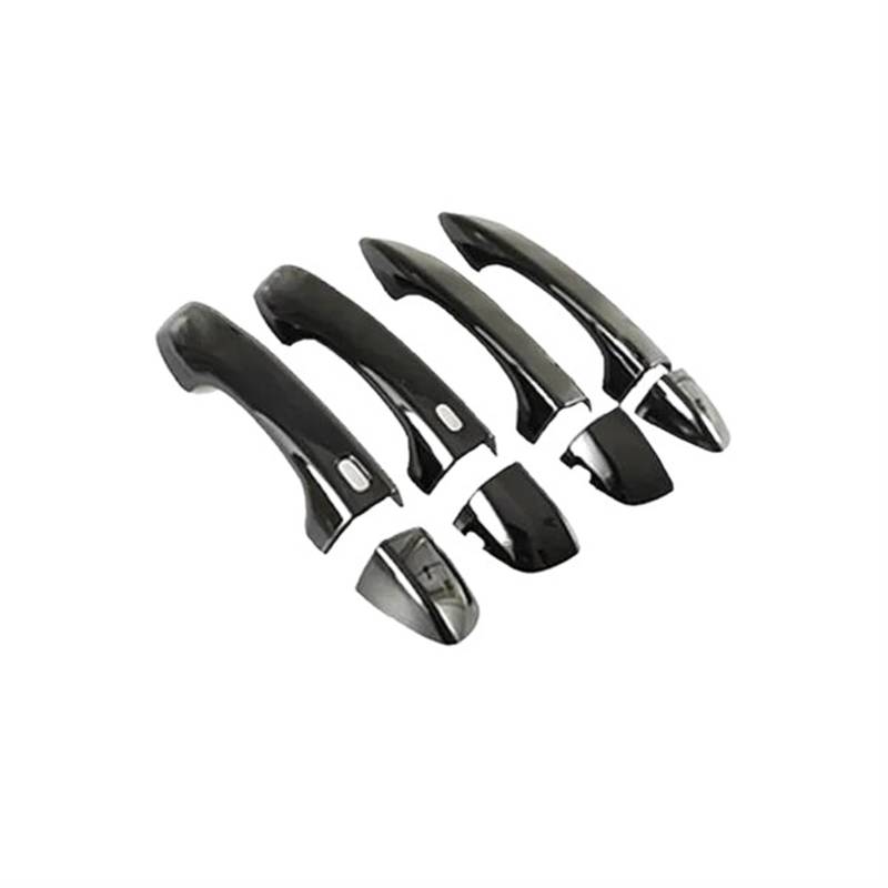 Türgriff Für VW Für Polo MK6 AW BZ 2017~2023 Carbon Faser Türgriff Abdeckung Trim Schutz Aufkleber Außen Teile zubehör Außentürgriff(4Handle 2 Buttons) von XuYingBhd