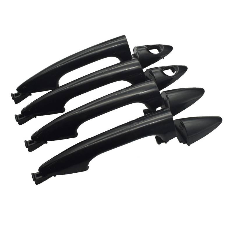 Türgriff aussen Auto Auto Außen Außen Vorne Hinten Links Rechts Türgriff Für Hyundai Für Accent 2012-2017 826611R050 826621R060 Außentürgriff(4pcs with 2 Keyhole) von XuYingBhd