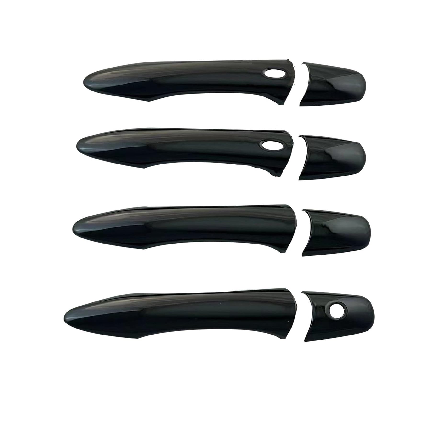 Türgriff aussen Autozubehör Türgriffabdeckung Zierleiste Paste Style Für Infiniti Für QX60 Für QX70 2014 2015 2016 2017 2018 2019 2020 Außentürgriff(Black 2 Smart Hole) von XuYingBhd