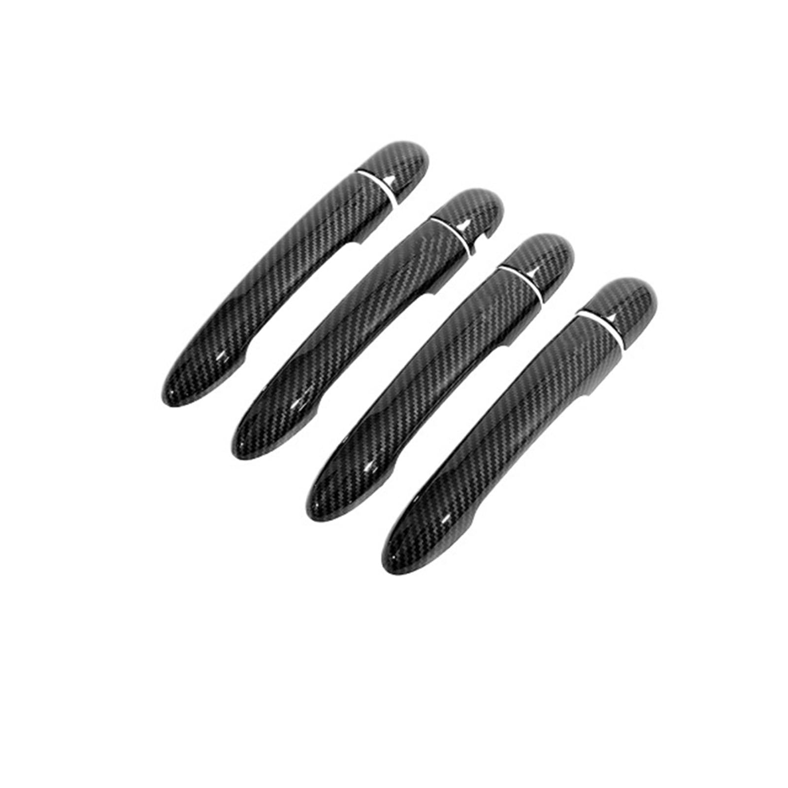 Türgriff aussen Carbon Fiber Außentürgriffabdeckung Für Koleos Für Samsung Für QM5 2006-2015 Autoschutzzubehör Styling Außentürgriff(Handle NO Button) von XuYingBhd