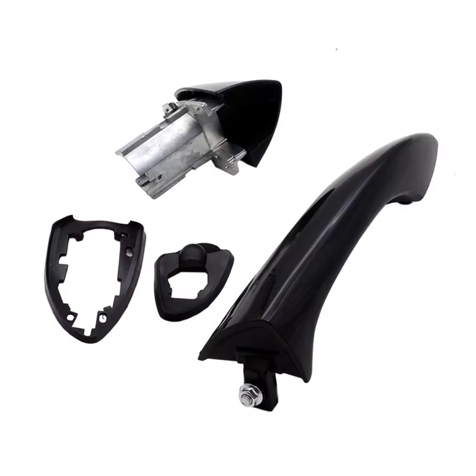 Türgriff aussen Für X5 Für E53 2000-2005 Schwarz Auto Außentürgriff Vorne Hinten Links Rechts Fahrer Beifahrerseite 51218257737 Außentürgriff(Rear Right) von XuYingBhd