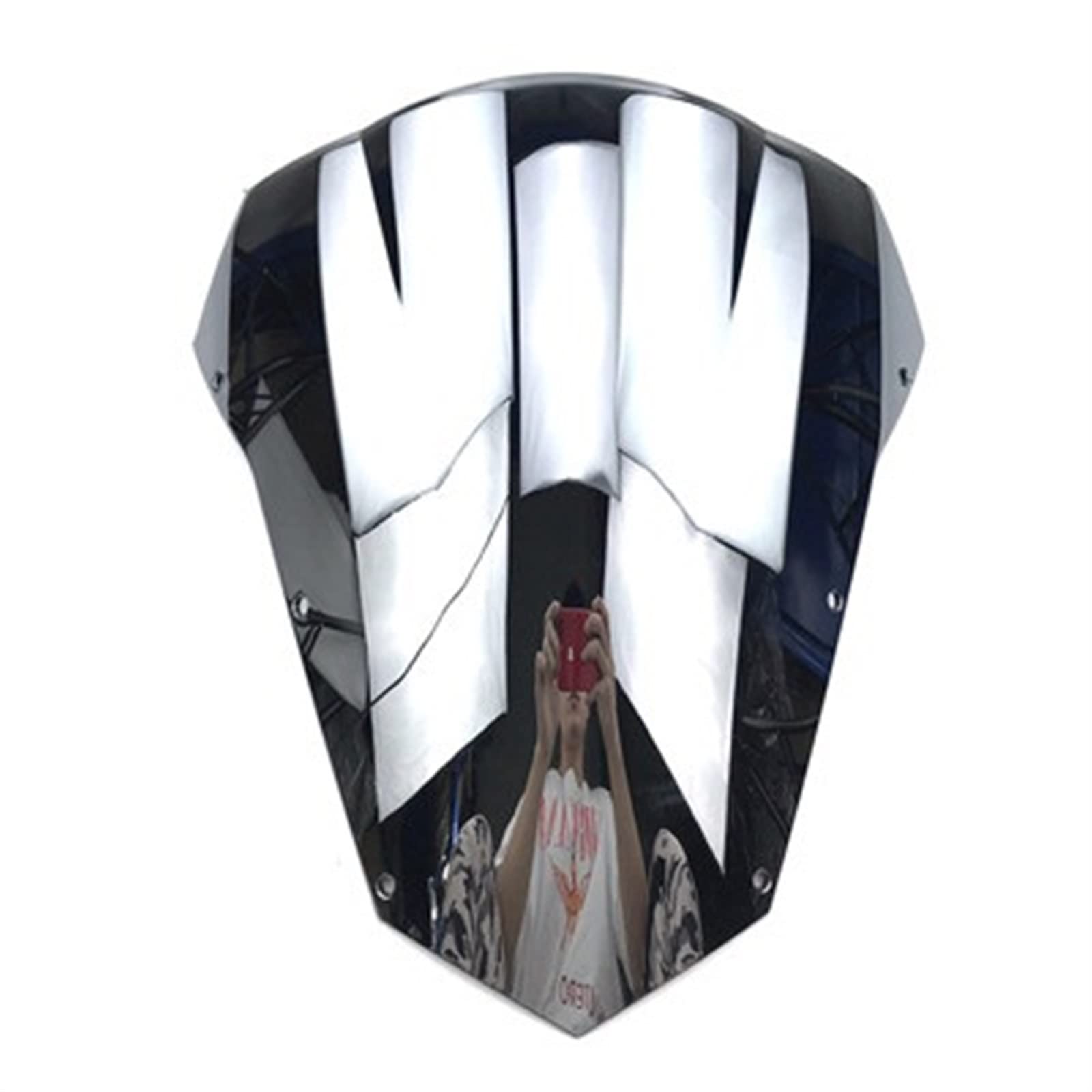 Windabweiser FÜR FZ6 S2 600 FZ-6 FZS600 2007 2008 2009 2010 Motorrad Double Bubble Windschutzscheibe Windschutz Bildschirm Motorrad Spoiler(6) von XuYingBhd