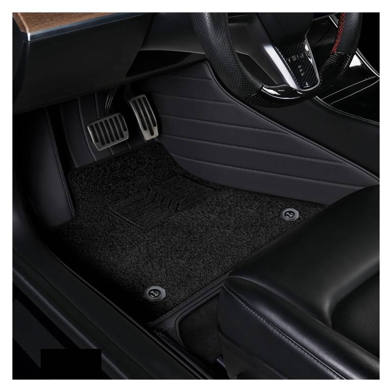 rutschfeste Allwetter Automatte Auto-Fußmatten Komplettes Set Mit Innenausstattung Für Chevrolet Für Orlando 2012 2012 2014 Autofußmatten(Black) von XuYingBhd