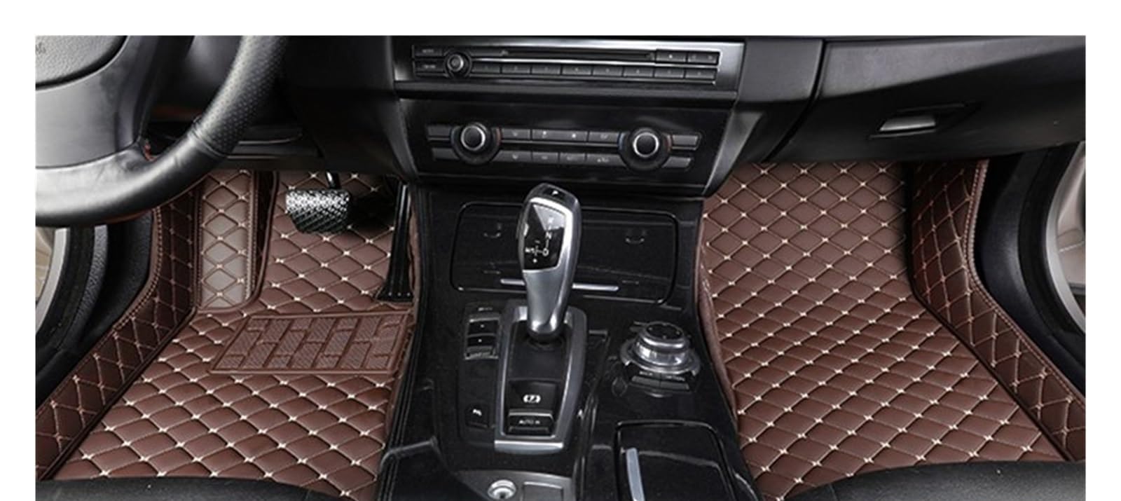 rutschfeste Allwetter Automatte Auto-Fußmatten Spezieller Wasserdichter Lederteppich Für Peugeot Für RCZ 2011 2012 2013 2014 Autofußmatten(Coffee) von XuYingBhd