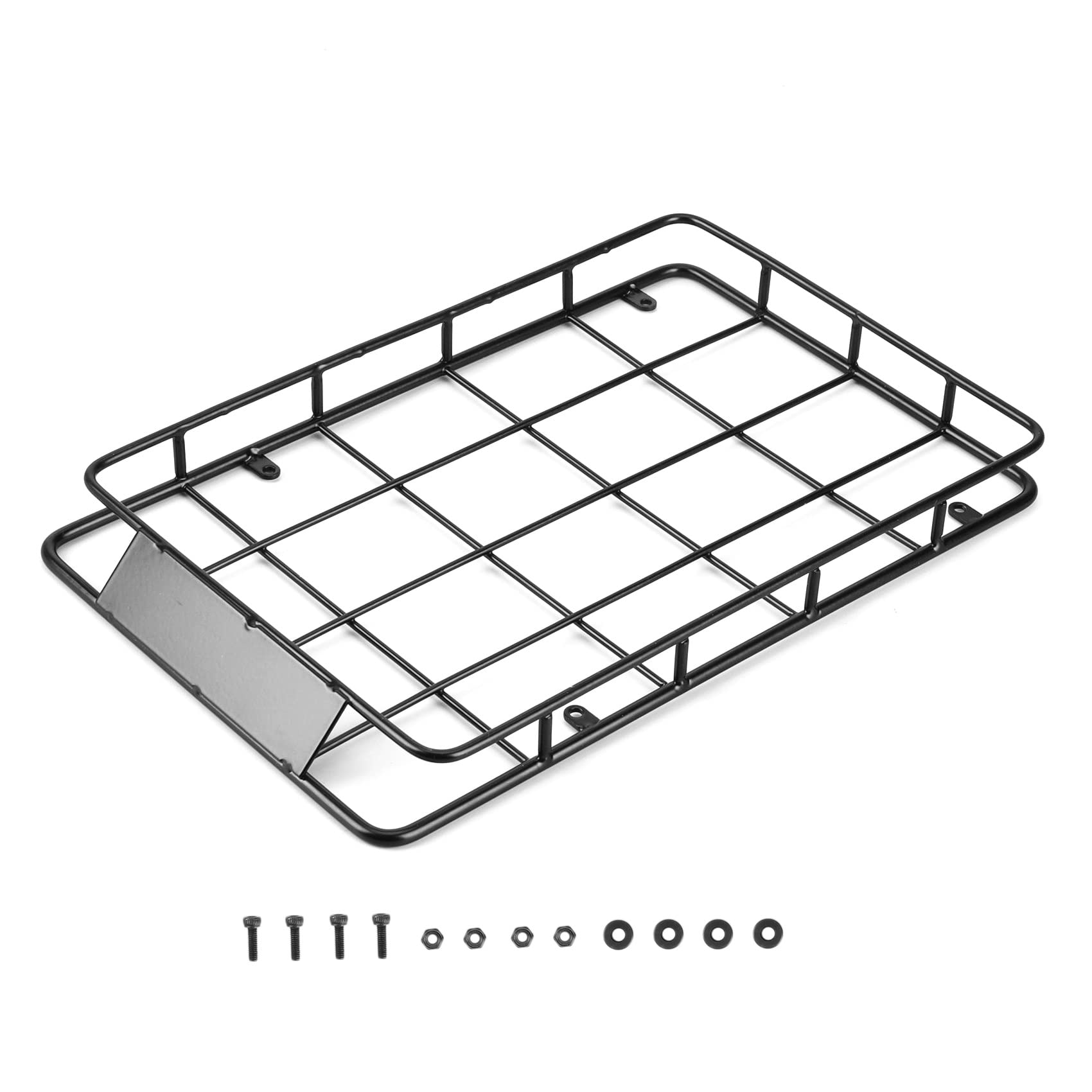 Xuodawer 230X147Mm Metall Dach TräGer Kamel Tasse GepäCk Ablage für 1/10 RC Crawler Auto Axial SCX10 TRX4 D90 Teile von Xuodawer