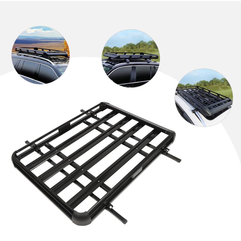 Xuyuw Universal Auto Duebag Basket Hub Pack Ladegerät Aluminium Schwarz 140cm von Xuyuw