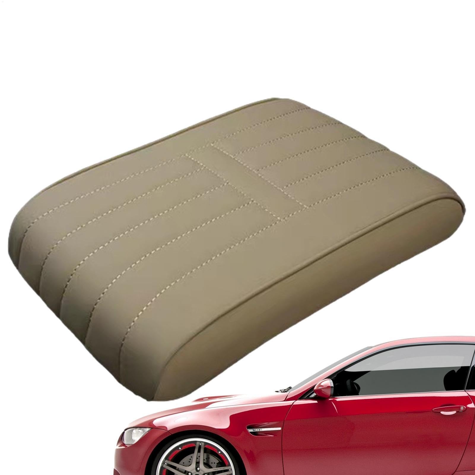 Xvilmaun Auto Center Console Pad, Armlehre -Pads für Auto - PU Lederauto Ellbogen Restpad,Schutzkissen des Mittelkonsoles, Kfz -Innenzubehör für heißes und kaltes Wetter von Xvilmaun