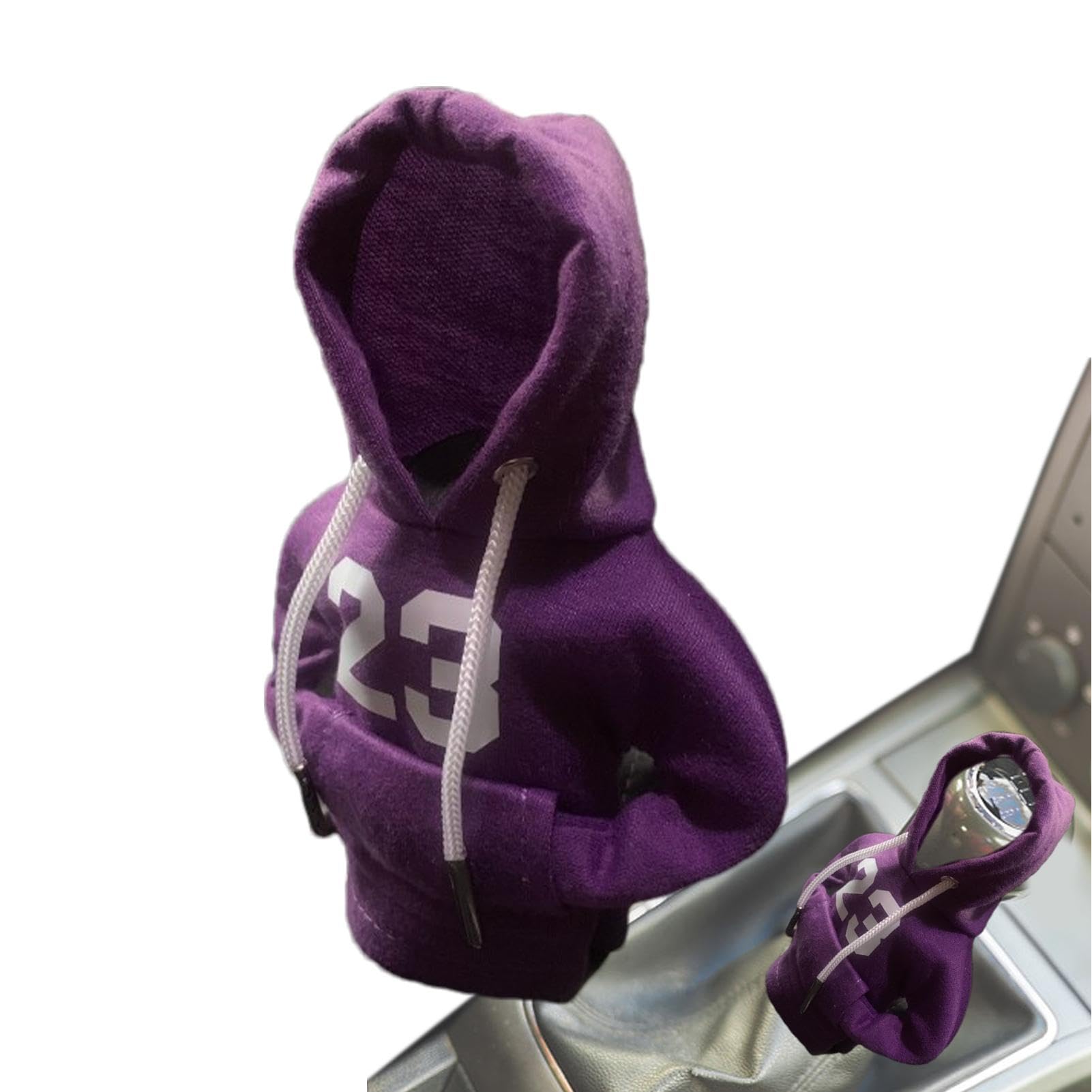 Xvilmaun Gear Shift Hoodie, Hoodie für Auto-Shifter - Lustiger Schaltknauf-Shirt-Pullover,Niedlicher und schützender Shifter-Kapuzenpullover, rutschfestes Kfz-Innenraumzubehör für LKW von Xvilmaun