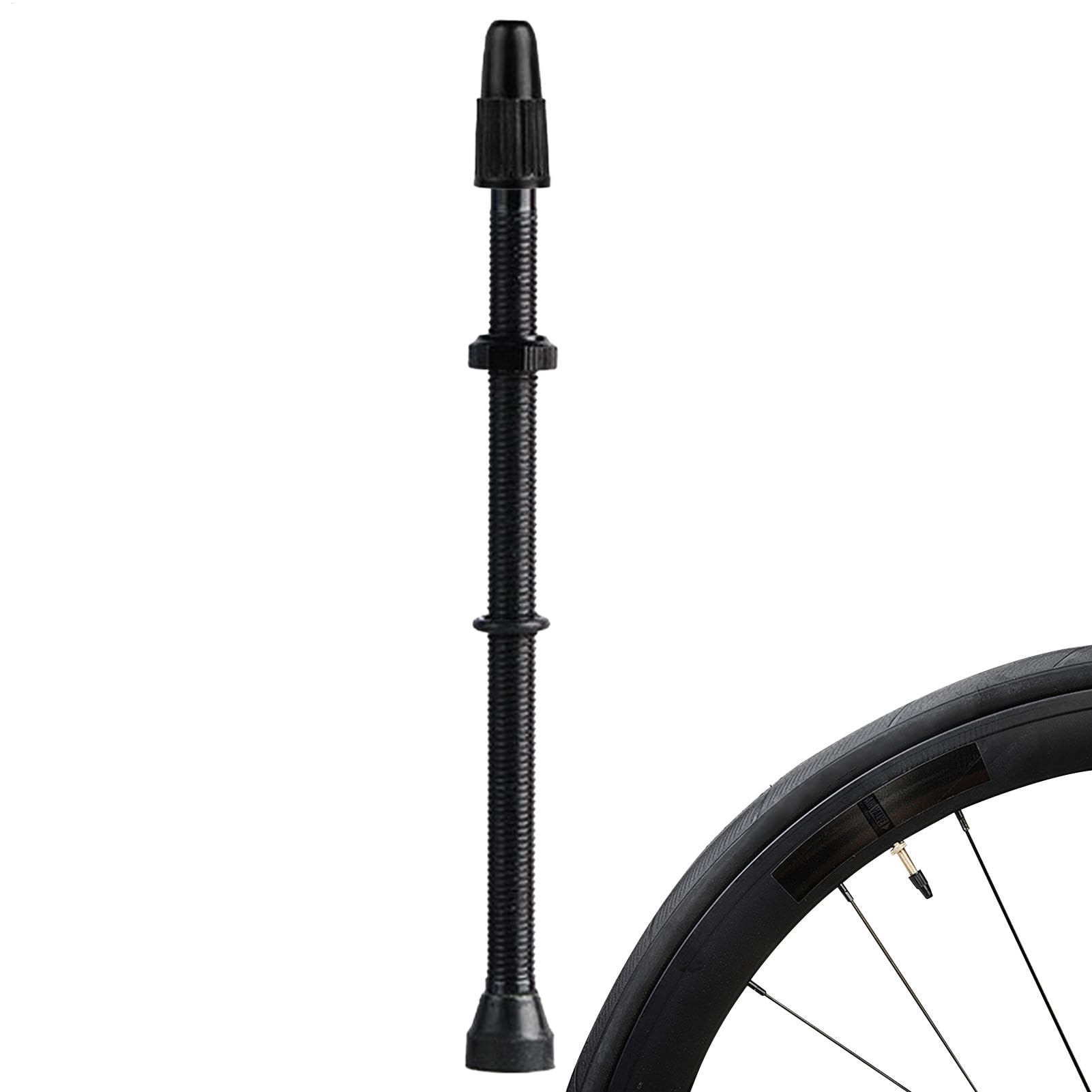 Xvilmaun Tubeless-Ventilschäfte, Tubeless-Reifenventilschäfte | 40–120 mm Alu-Rennrad-Reifenzubehör | Anti-Leckage Superleichte, robuste Fahrrad-Tubeless-Felgenventile verhindern Luftlecks von Xvilmaun