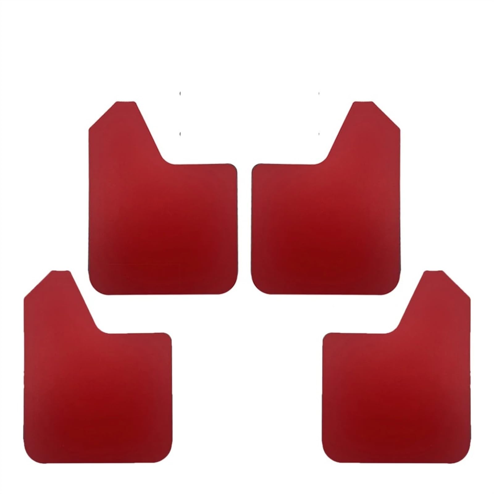 Auto SchmutzfäNger Rally Sport Universal Schmutzfänger Schmutzfänger Spritzschutz Kotflügelverbreiterungen Vorne Hinten Für Auto Pickup SUV Van Truck Schmutzlappen Spritzschutz(4pcs red) von Xwthsch