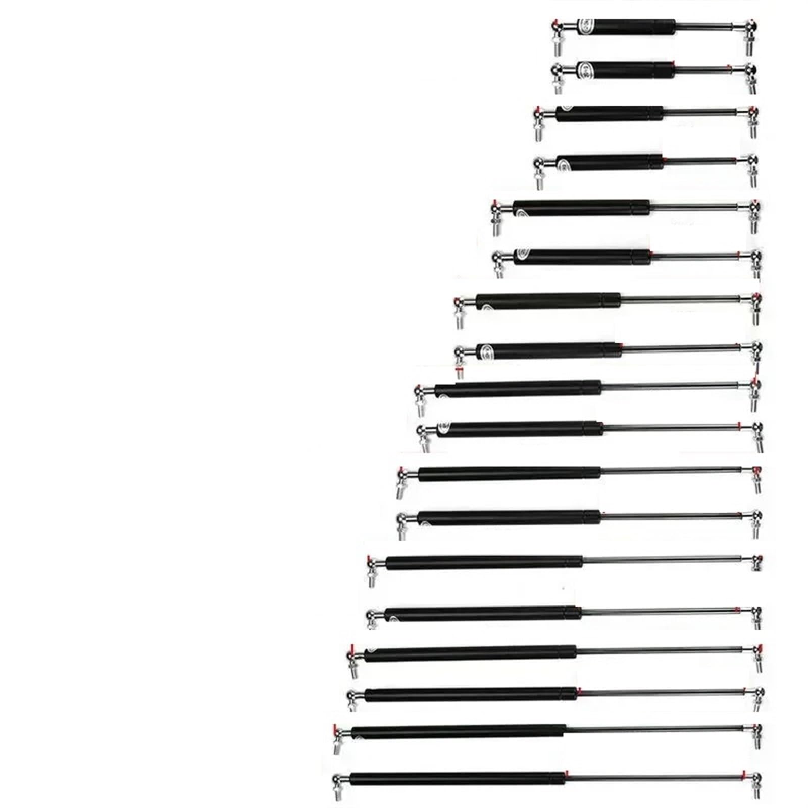 Heckklappendämpfer 200-600mm 200N Universal-Hebeunterstützung Für Die Vordere Motorhaube Mit Kapuze Hinterer Kofferraum Heckklappe Stoßdämpferstrebe Stützstange Gasdruckdämpfer(200mm-200N) von Xwthsch