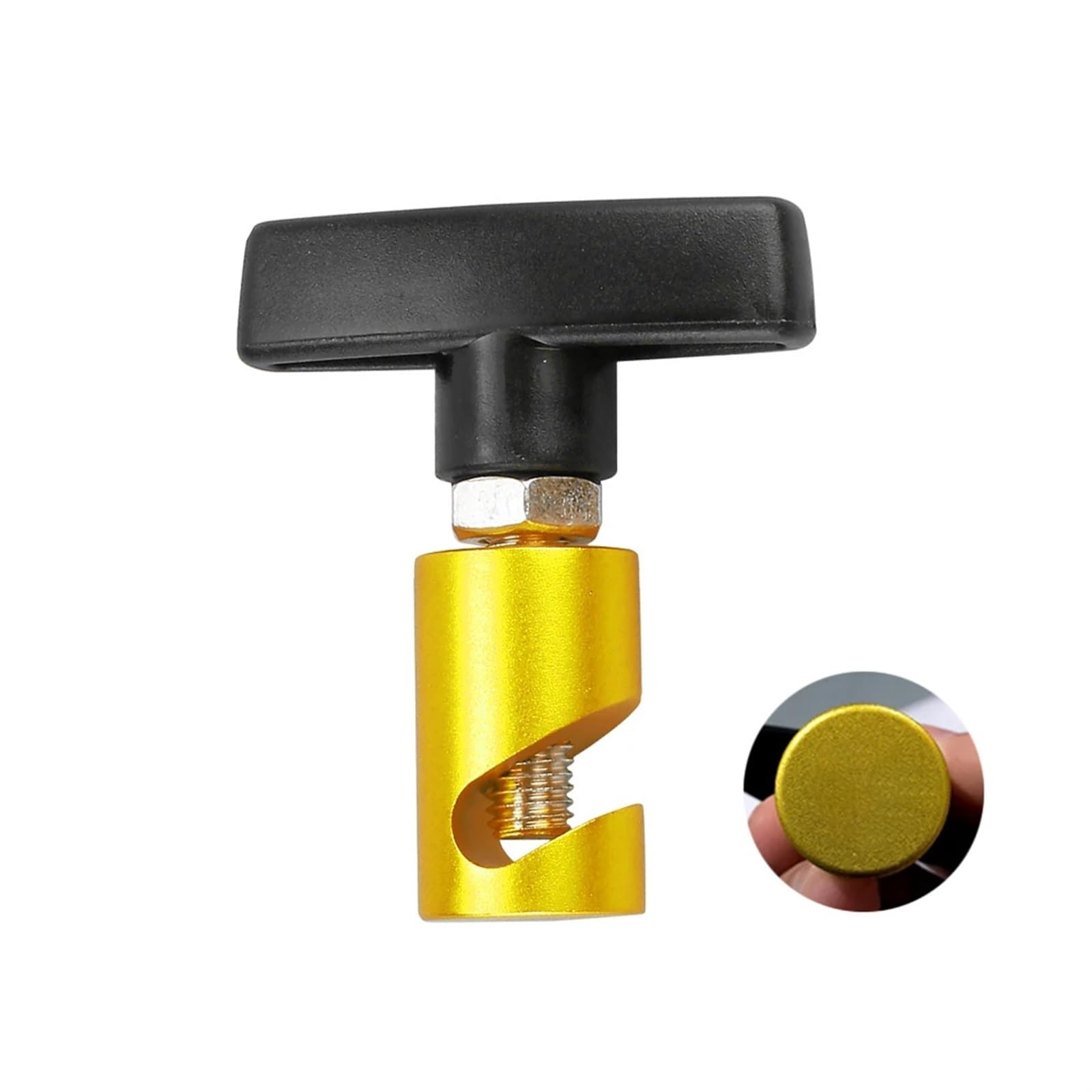 Heckklappendämpfer Universalteile Motorabdeckung Hubstangenhalter Stop Skid Anti-Skid Kofferraum Hydraulische Pneumatische Stange Anti-Klemmwerkzeug Gasdruckdämpfer(Yellow) von Xwthsch