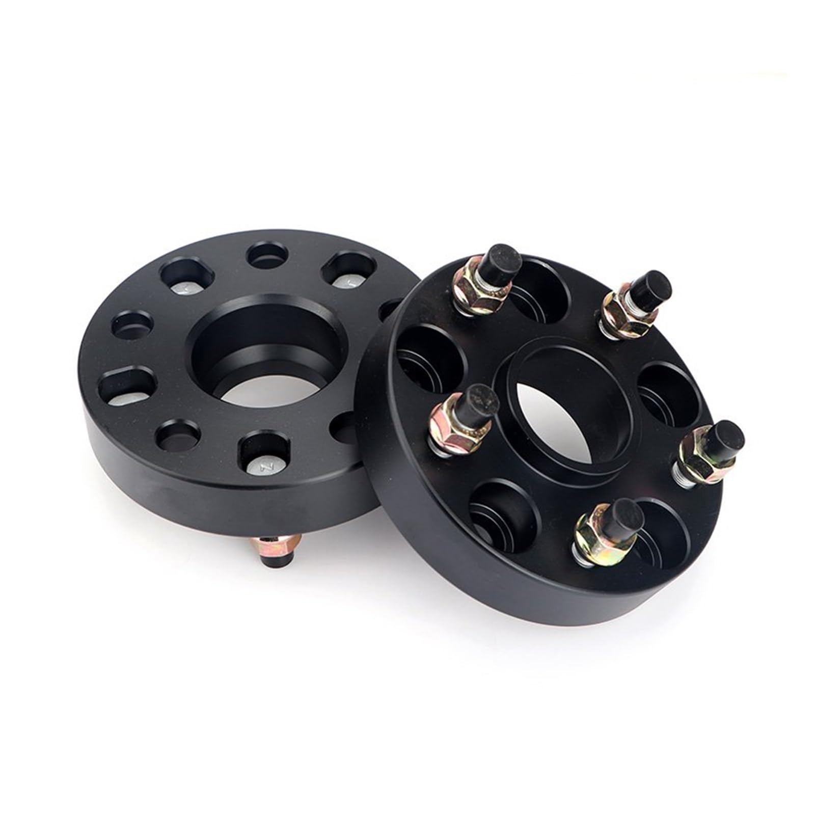 Spurverbreiterungen Für Fiat 500L 2 Stück 15/20/25/30/35/40 Mm PCD 5x98 CB 58,1 Mm Spurverbreiterungsadapter Spurverbreiterung(2Piece 30mm Black) von Xwthsch