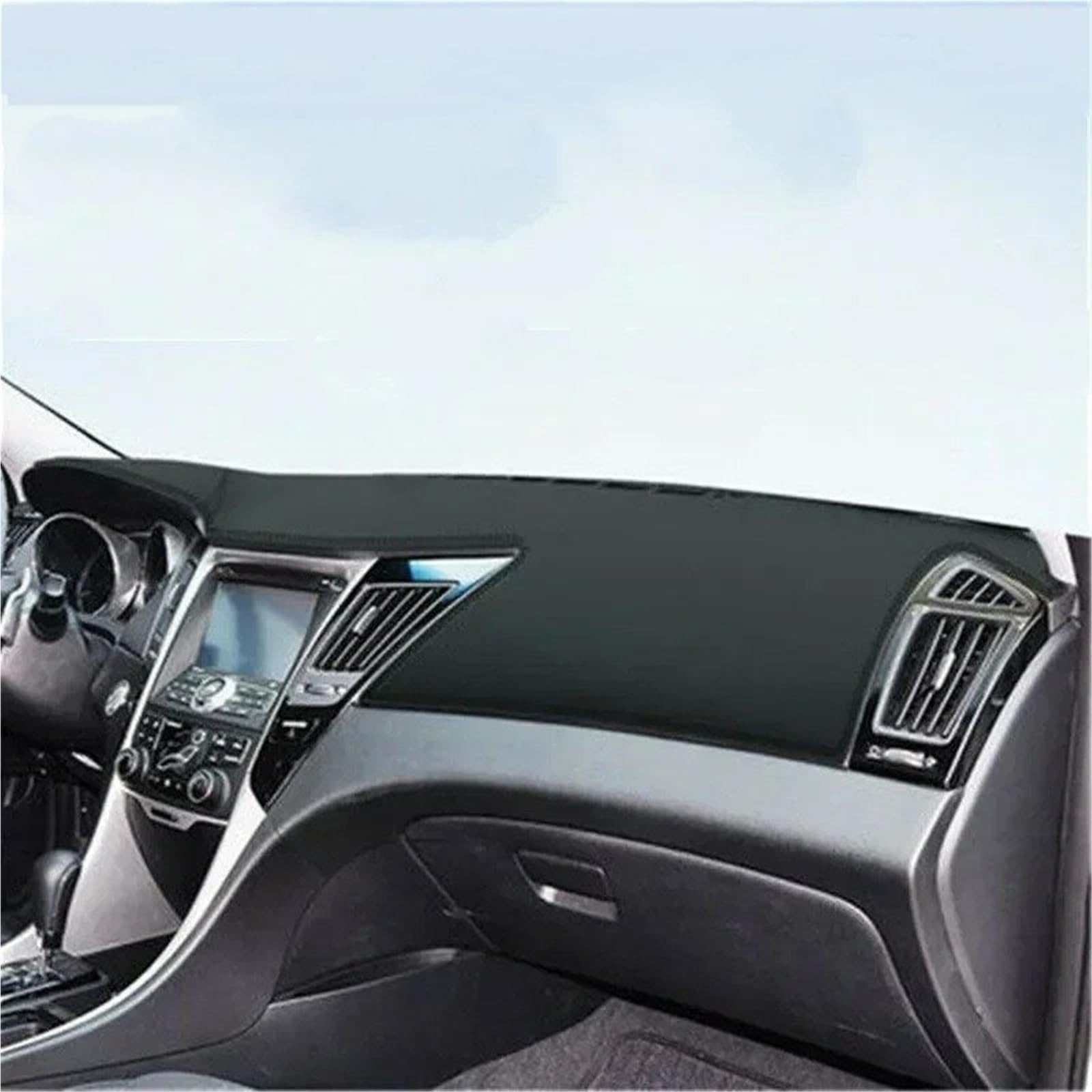 Abdeckungen & Schutz für Armaturenbretter Für Hyundai Für Sonata 8 2011 2012 2013 2014 Leder Dashboard Abdeckung Dash Pretector Anti-Slip Matte Trim Sonnenschirm Dashmat Teppich Auto Armaturenbrett Ab von Xxiucj