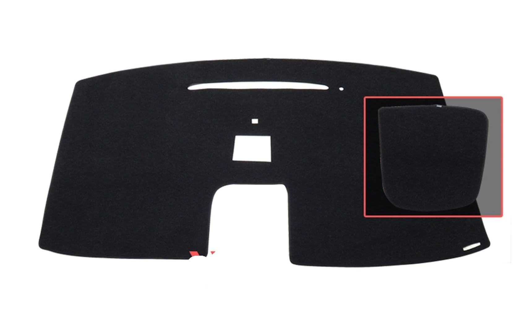 Abdeckungen & Schutz für Armaturenbretter Für MITUBIST Für DELICA D:5 D5 2007-2019 Auto Dashboard Matte Sonnenschirm Schutz Teppich Dash Matte Auto Armaturenbrett Abdeckung(RHD Black) von Xxiucj