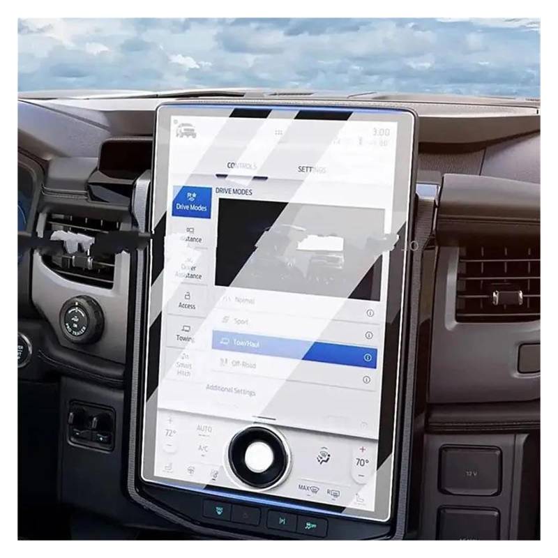 Auto Displayschutzfolie Für Ford Für Mustang Für Mach-E/Mache 2021 2022 2023 Auto 15,5 Zoll GPS Navigation Gehärtetem Glas Screen Protector Navigation Schutzfolie von Xxiucj