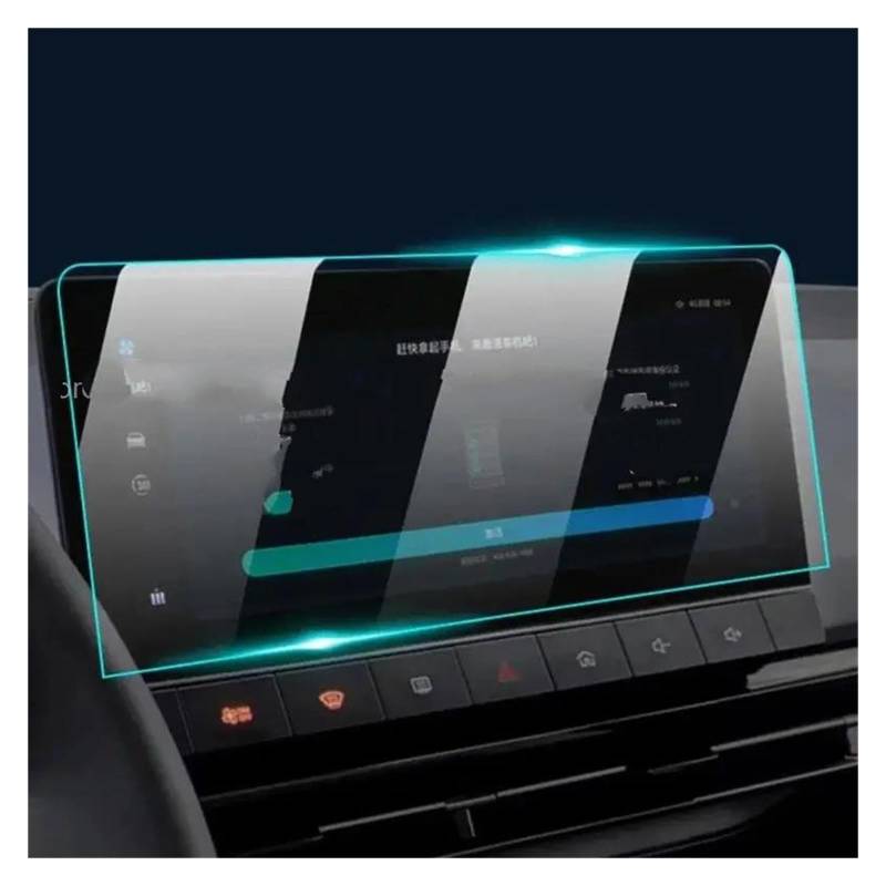 Auto Displayschutzfolie Für MG Mulan MG4 2021 2022 2023 10,25 Zoll Auto Infotainment GPS Navigation Zubehör Gehärtetem Glas Screen Protector Film Navigation Schutzfolie von Xxiucj