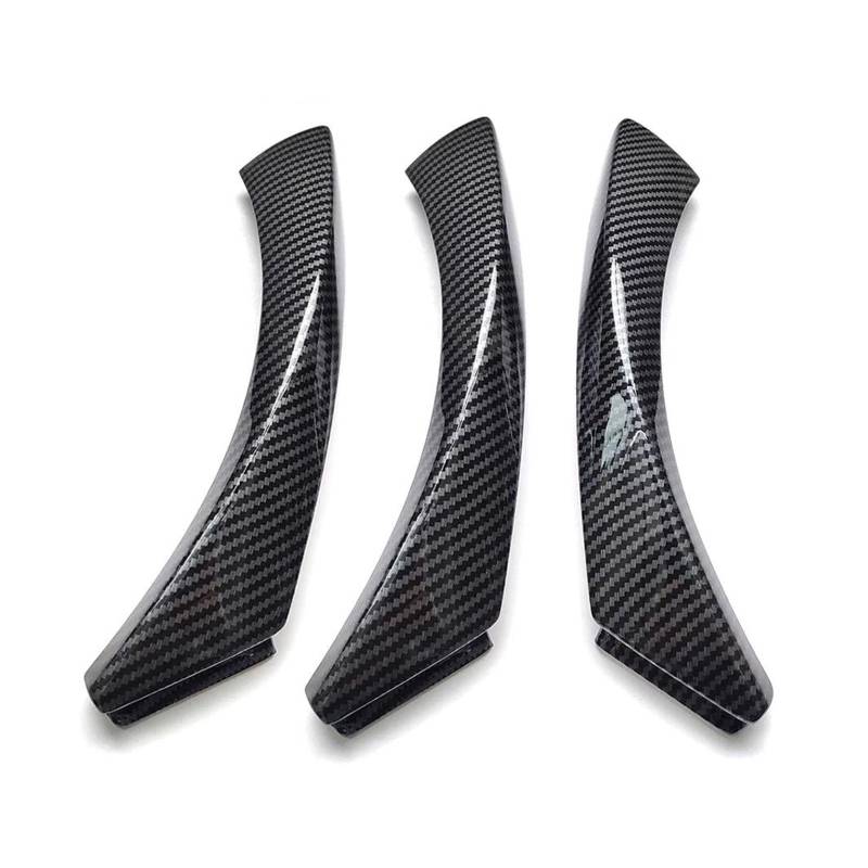 Auto Innentürgriff Für 3 Serie E90 E91 316 318 320 325 328i Auto Innen Zubehör Carbon Faser Armlehne Panel Tür Griff Set Autoinnentürgriffe(RHD Cover 3pcs Set) von Xxiucj