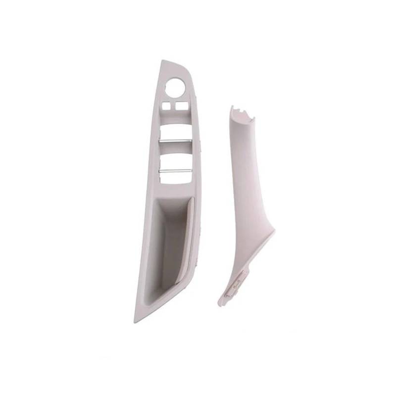 Auto Innentürgriff Für 5 Serie Für F10 F11 F18 Für 520i 523i 525i 528i 535i Innen Vorne Tür Armlehne Panel Trim Pull Griff Set Ersatz Autoinnentürgriffe(Gray LHD 2PCS) von Xxiucj