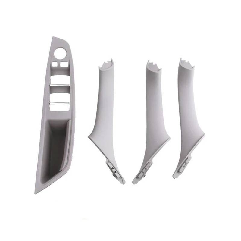 Auto Innentürgriff Für 5 Serie Für F10 F11 F18 Für 520i 523i 525i 528i 535i Innen Vorne Tür Armlehne Panel Trim Pull Griff Set Ersatz Autoinnentürgriffe(Gray LHD 4PCS) von Xxiucj