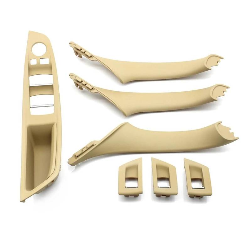 Auto Innentürgriff Für 5 Serie Für F10 F11 Für 523i 525i 528i 530i LHD RHD Beige Auto Innen Tür Armlehne Innen Pull Griff Set Autoinnentürgriffe(LHD Beige) von Xxiucj