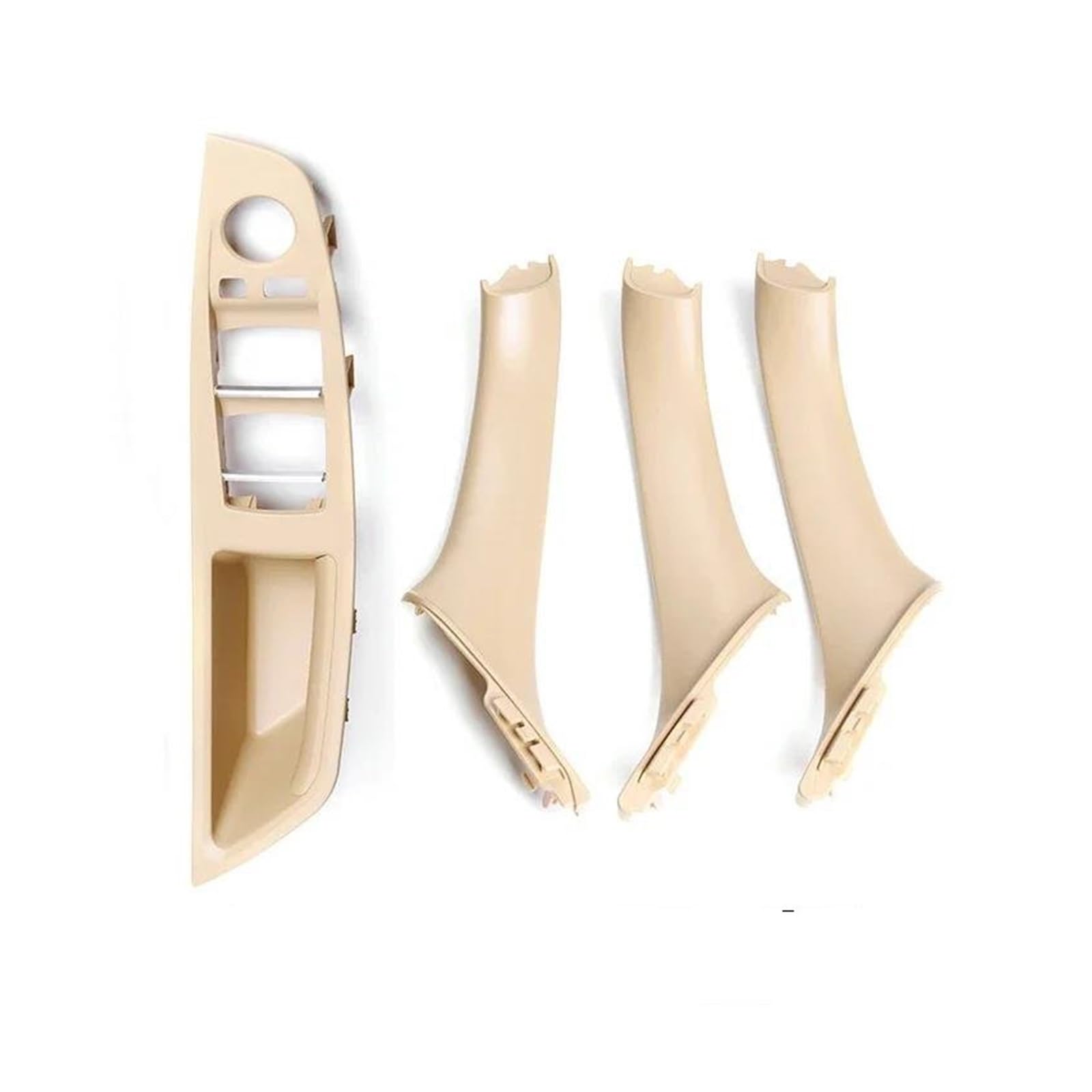 Auto Innentürgriff Für 5 Series F10 F11 F18 520i 523i 525i 528i 535i Innen Vorne Tür Armlehne Panel Trim Pull Griff Set Ersatz Autoinnentürgriffe(Beige LHD 4PCS) von Xxiucj