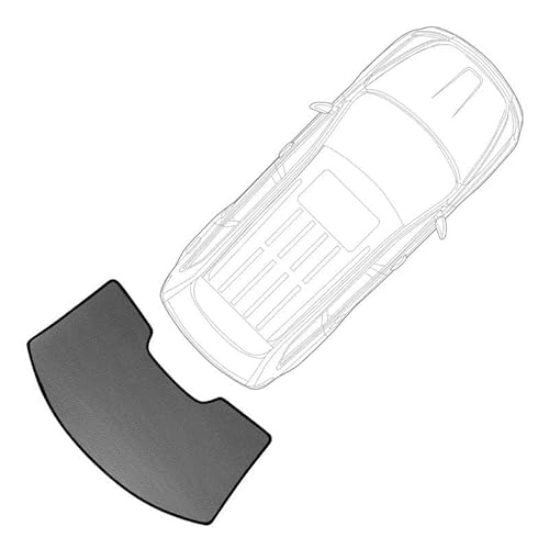 Auto-Sonnenschirm Für Captur Für Samsung Für QM3 2013-2019 Auto-Sonnenschutz, Magnetischer Frontscheiben-Vorhang, Sonnenschutz Für Die Hintere Seitenscheibe Frontscheibenabdeckung(Back Windshield) von Xxiucj