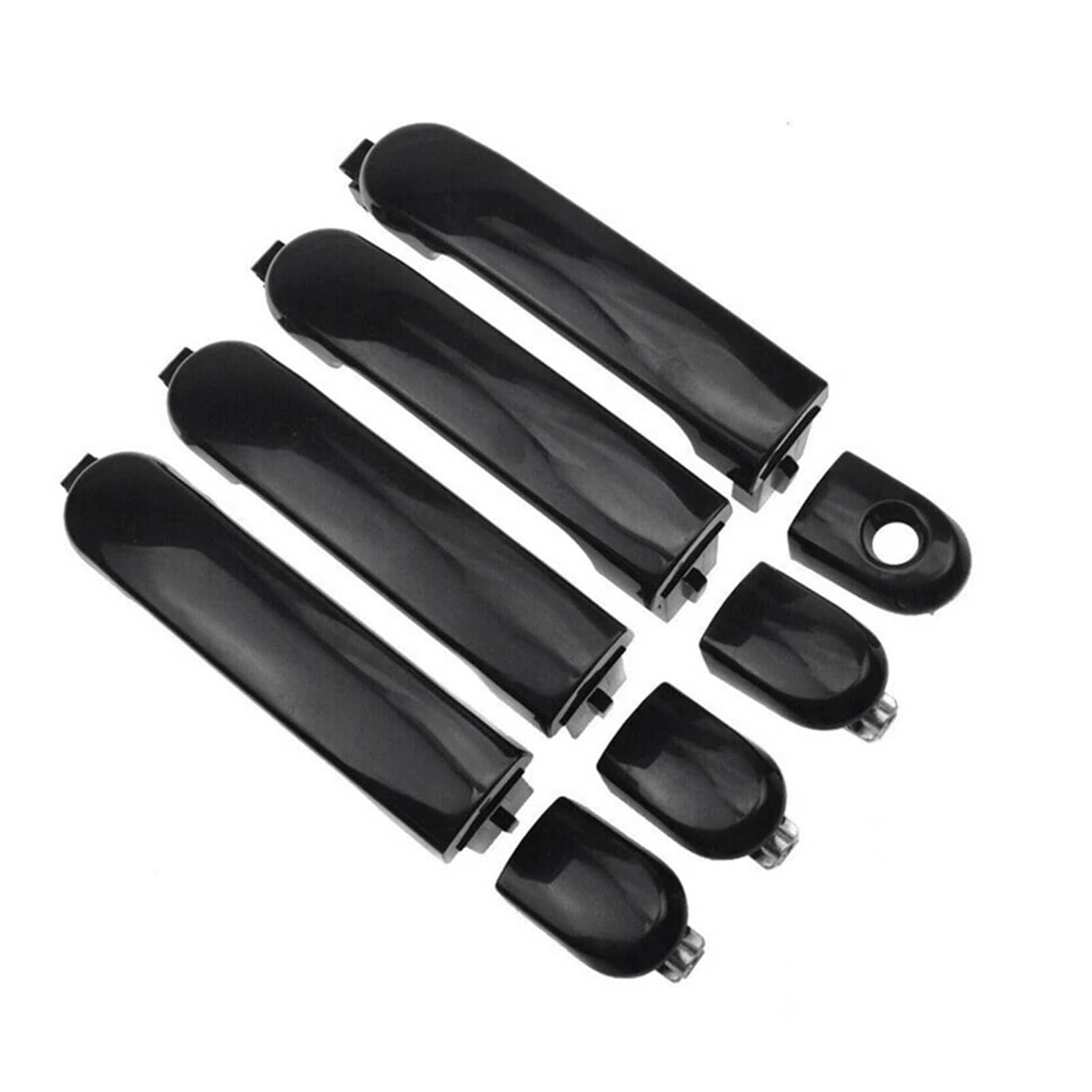 Beifahrerseite Außentürgriff Für Nissan Für Versa 2007-2012 Äußere Türgriff Außentür Pull 1Set Ersatz 80644-EL12A,82646-EL12B 82640-EL12A 82641EL12A Auto Deurgrepen Trim von Xxiucj