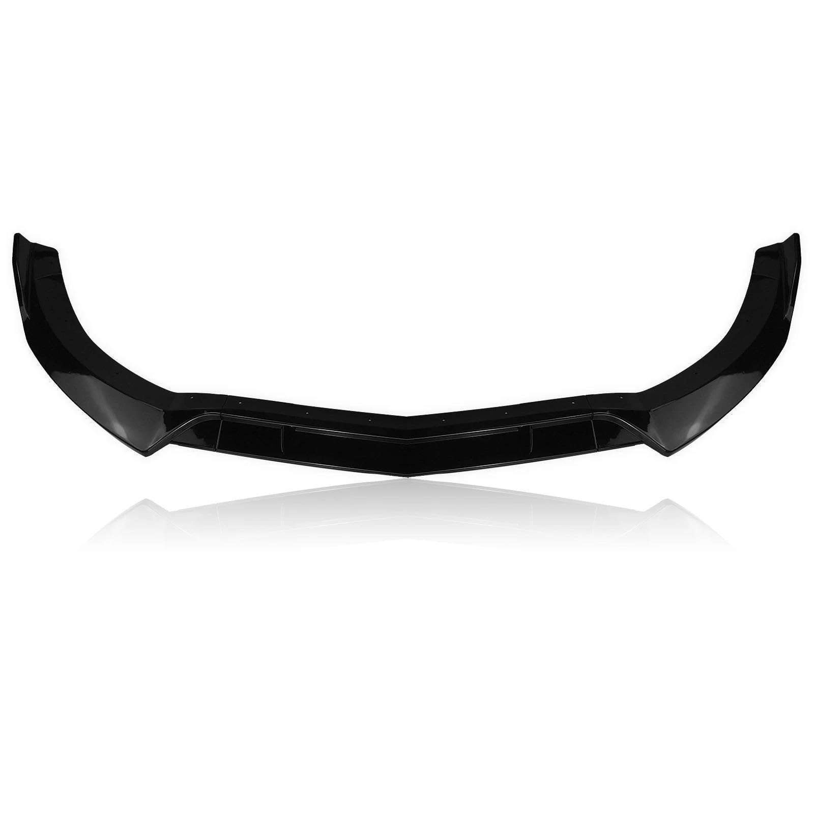 Frontspoiler Lippe Für Benz Für CLS Klasse W218 2015-2018 CLS400 CLS500 Carbon Fiber Look/Glanz Schwarz Unteren Splitter Front Stoßstange Spoiler Lip Frontstoßstange Spoiler(Glossy Black) von Xxiucj