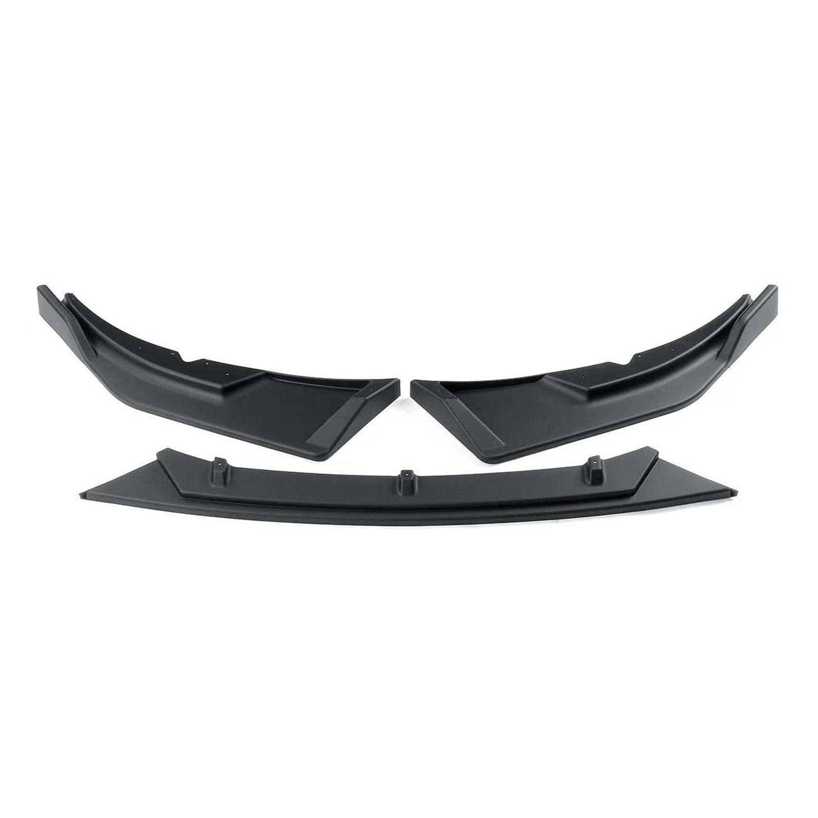 Frontspoiler Lippe Für Jaguar Für XE 2020-2021 Schwarz/Carbon Fiber Auto Front Stoßstange Spoiler Lip Protector Kinn Splitter Deflektor Lip Guard Trim Frontstoßstange Spoiler(Matte Black) von Xxiucj