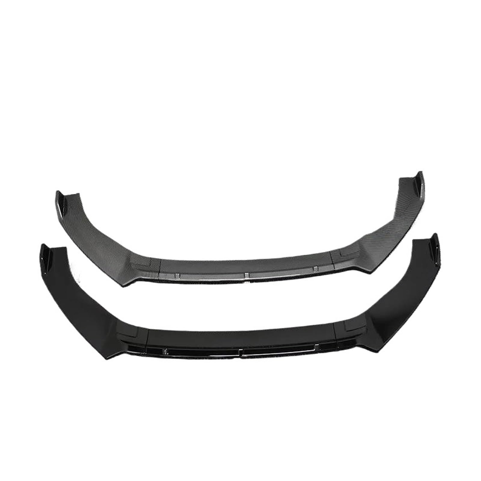 Frontspoiler Lippe Für VW Für Golf 7 7,5 MK7 MK7.5 Für GTI R 2013-2020 Front Stoßstange Splitter Lip Diffusor Körper Kit Spoiler Schutz Retro Frontstoßstange Spoiler(Carbon Fiber Look) von Xxiucj