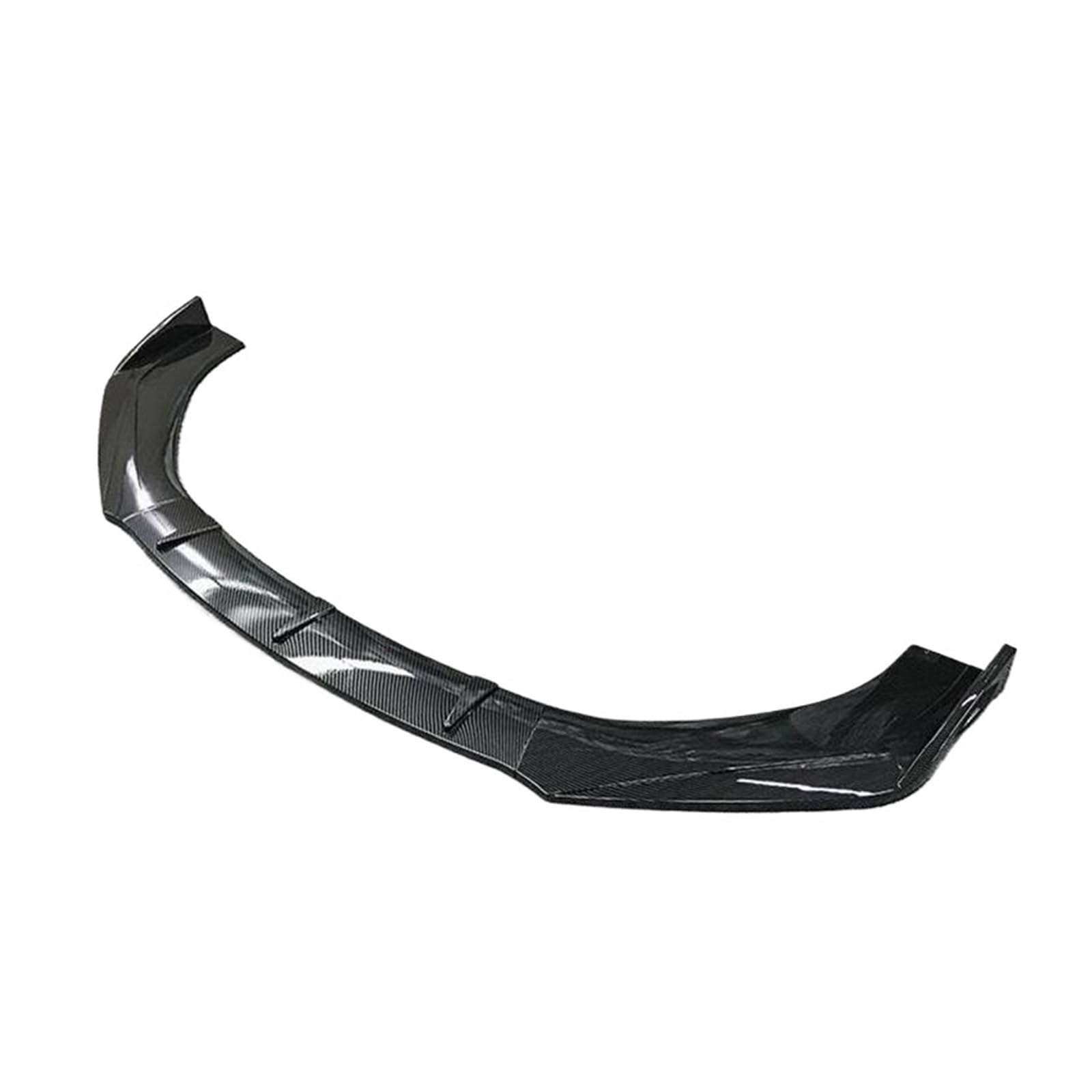 Frontspoiler Lippe Für VW Für Sharan Zubehör 3-teiliges Frontstoßfänger-Split-Lippen-Bodykit Spoiler Diffusor Deflektor Modifikation Auto Frontlippe Frontstoßstange Spoiler(Pseudo Carbon Fiber) von Xxiucj