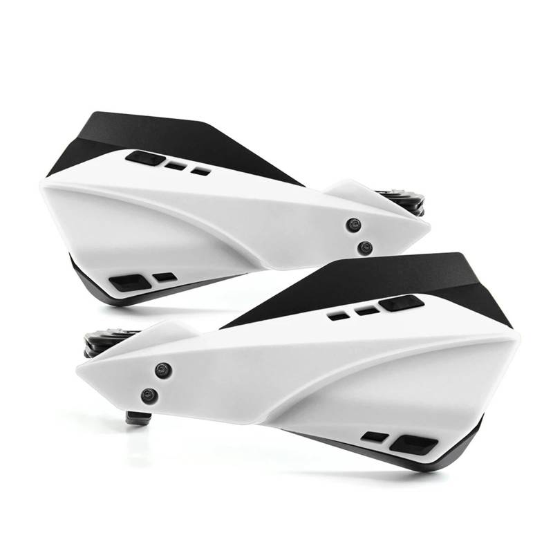 Handschutz Motorrad Für 80-650CC XR CR CRF Für Für BETA 125-498CC RR 2T 4T 22MM Motorrad Handprotektoren ABS Hand Guards Schutz Racing Lenker Handschützer(White) von Xxiucj