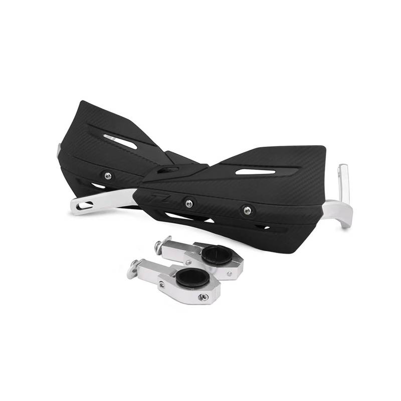 Handschutz Motorrad Universal Für Kawasaki CR CRF SX XCF 22MM 28MM Handschutz Griff Bar Schutz Lenker Hand Guards Motorrad Zubehör Lenker Handschützer(Schwarz) von Xxiucj