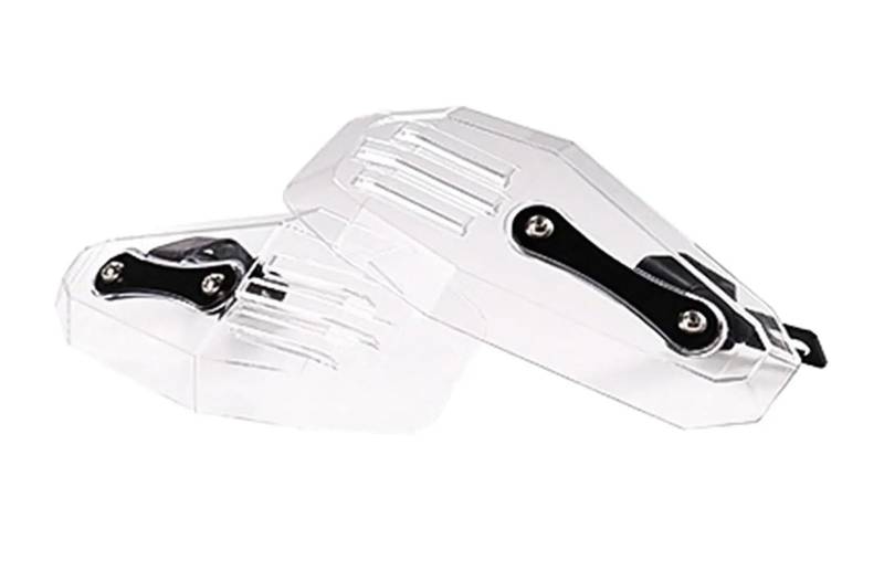 Handschutz Motorrad Universeller Handwindschutz Für Motorräder, Kompatibel Mit Den Meisten Motorrädern, Motorrädern Und Motorrollern Lenker Handschützer(Clear) von Xxiucj