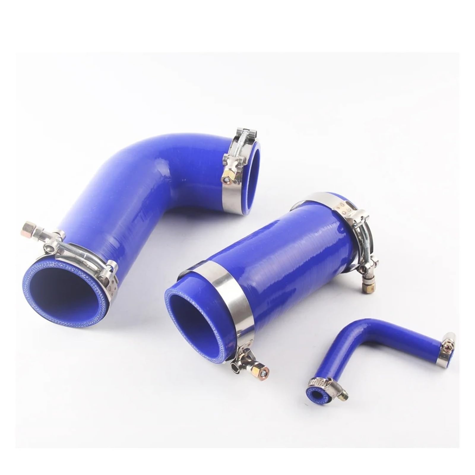 Induktion Schlauch Kit Für VW Für Golf Für GTI MK7 EA211 1,2 1,4 Motor Für Passat Für Jetta Auto Silikon Lufteinlass Schlauch Full Kits Auto Luftansaug(Blue with Logo) von Xxiucj