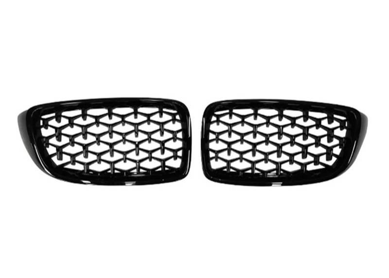 Kühlergrill Für 4 Serie F32 F33 F36 F82 F83 M4 F80 M3 2014-2020 420i 425i 430i 435i Obere Stoßstange Haube Mesh Vorne Nieren Grill Grille Auto Frontgrill(Schwarz) von Xxiucj