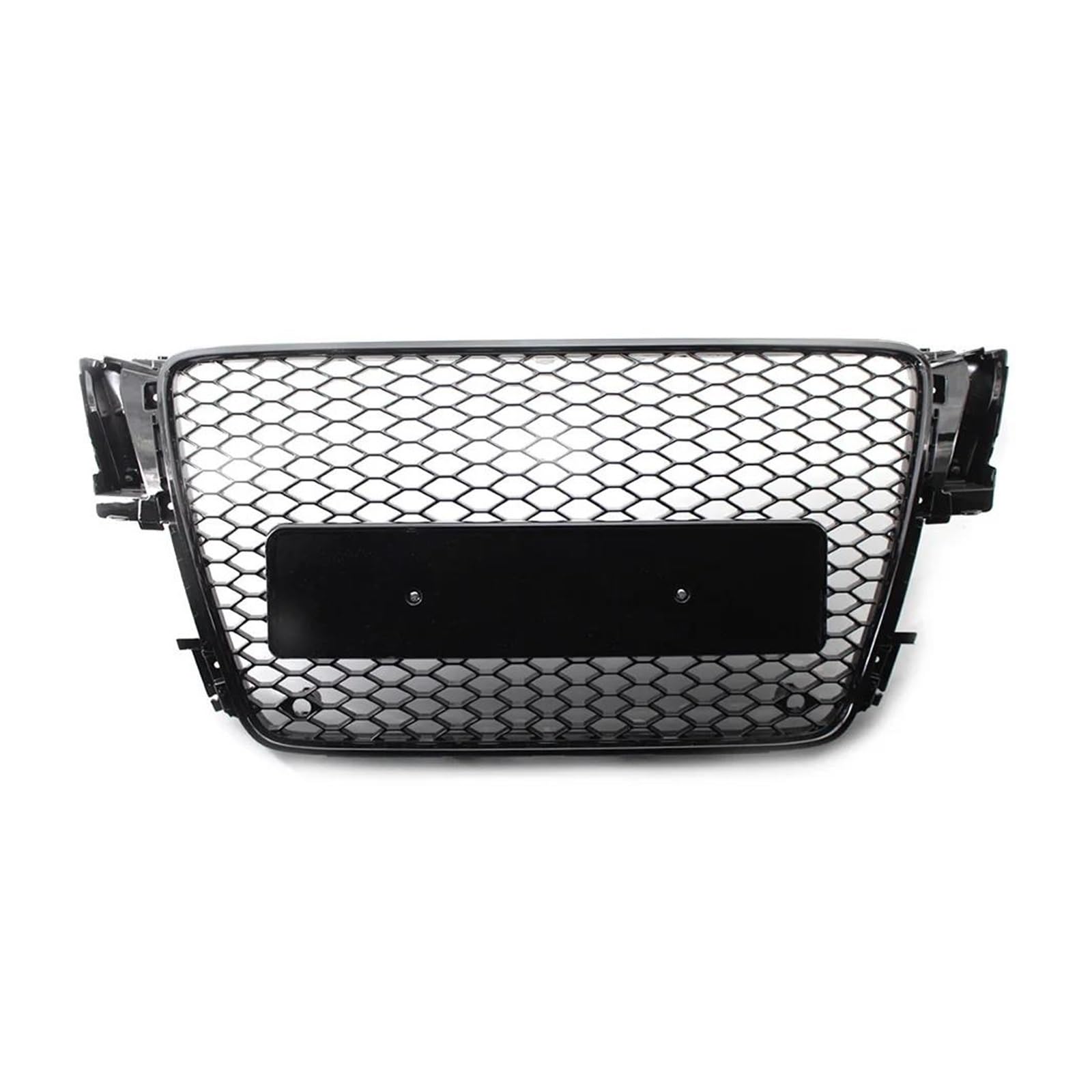 Kühlergrill Für A5 B8 S5 8T 2008 2009 2010-2012 RS5 Stil Auto Front Stoßstange Grille Waben Sport Styling Mesh Hex Grill Schwarz ABS Auto Frontgrill von Xxiucj