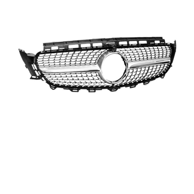 Kühlergrill Für Benz Für E W213 2016-2020 E200 E300 E260 C238 GT Diamond E63 Style Facelift Haubengitter Sport Fronteinlassgitter Grill Auto Frontgrill(Diamond Silvery) von Xxiucj