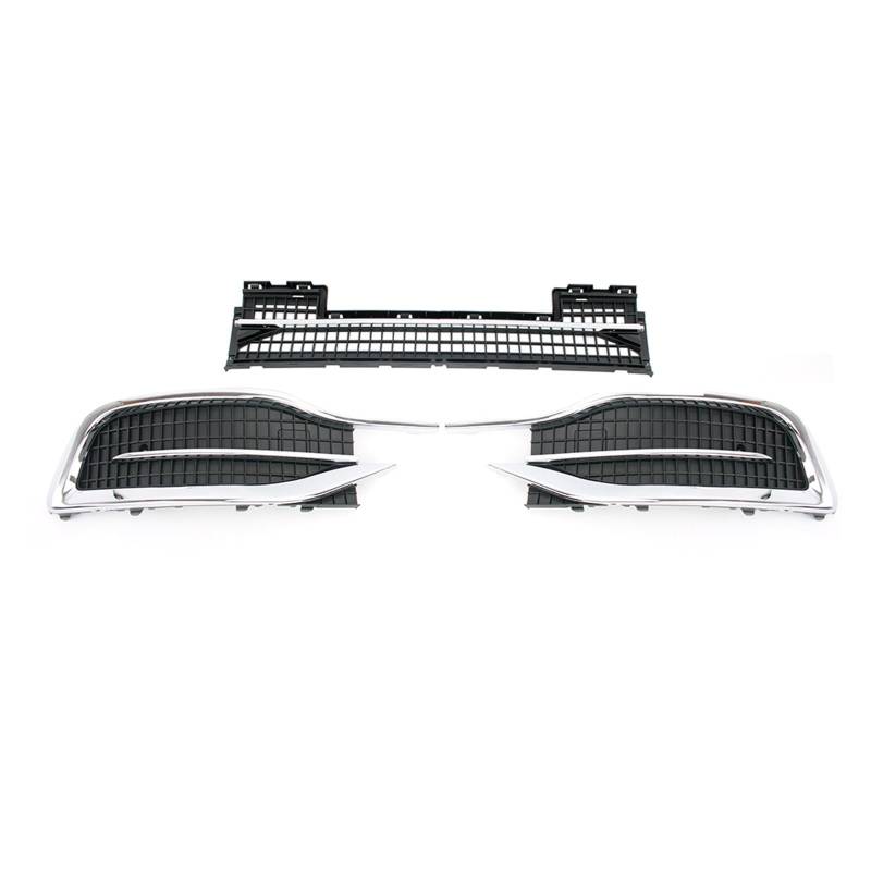 Kühlergrill Für Benz Für V-Klasse W447 2020 2021 Links + Mitte + Rechte Seite Racing Facelift Kühlergrill Unteren Gitter Kühler Auto Frontgrill von Xxiucj