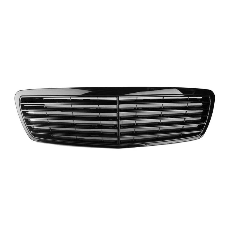 Kühlergrill Für Benz Für W211 E KLASSE E200 E320 E350 E55 2002 2003 2004 2005 2006 Glänzend Schwarz Auto Front Stoßstange Grille Grill Auto Frontgrill von Xxiucj