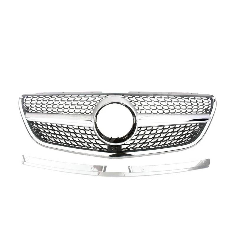 Kühlergrill Für Benz Für W447 Metris/Vito 2016 2017 2018 2019 2020 2021+ Front Racing Grille Oberen Facelift Grill Auto Frontgrill(A 2020-2022) von Xxiucj