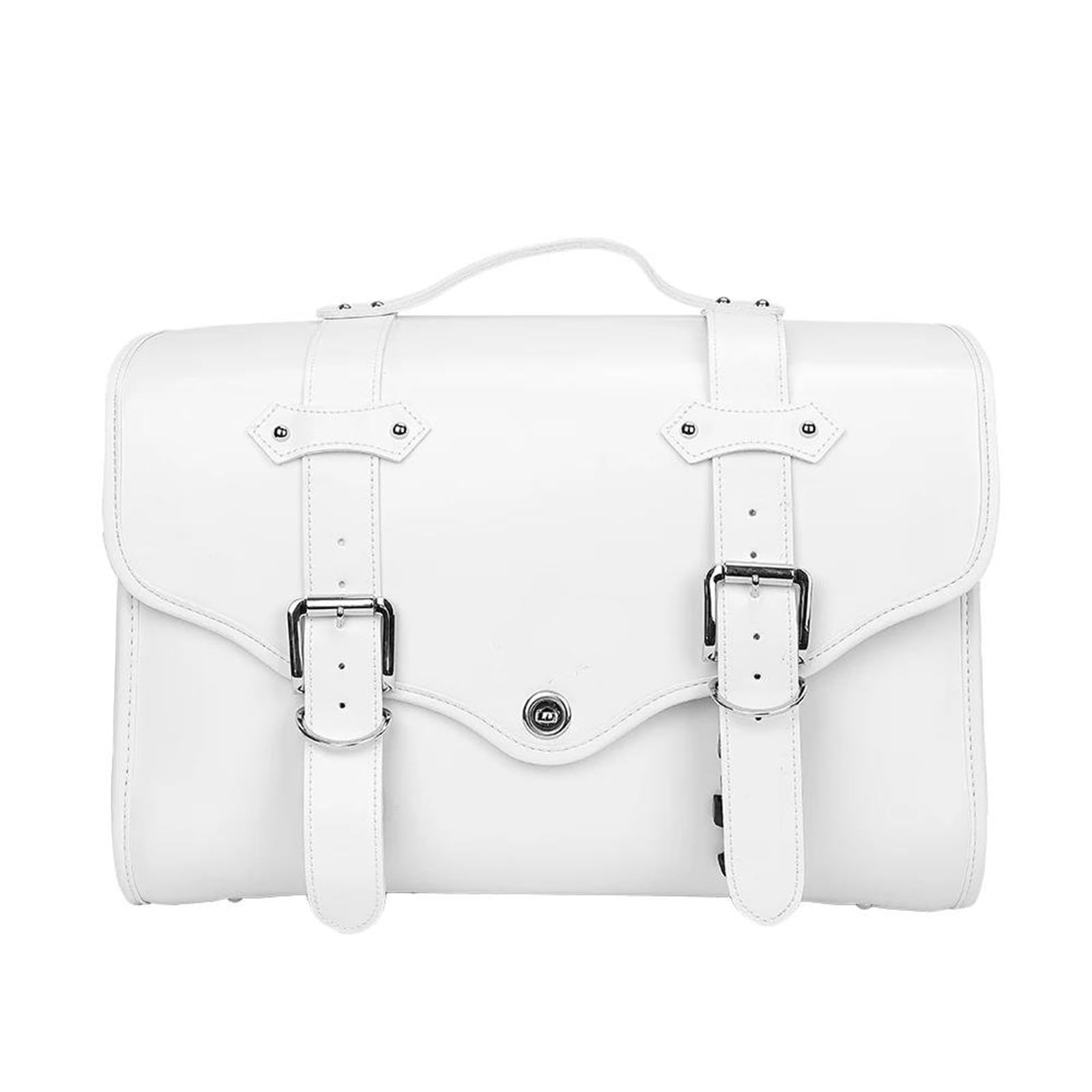 Motorrad Hecktasche Für Cruiser Für Roller Für Peugeot Für Vespa GTS GTV 300 150 Reise Gepäck Tasche Motorrad wasserdichte Schwanz Tasche Motorradtasche(White) von Xxiucj